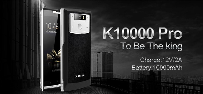 Oukitel K10000 Pro borra la línea entre el teléfono inteligente y la batería